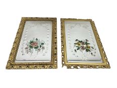 Pair of gilt framed wall mirrors