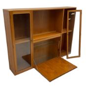 Mid-to-late 20th century teak wall unit