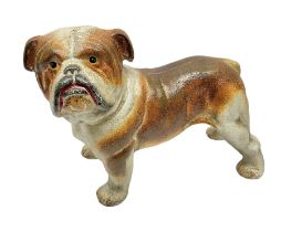Painted cast iron Bull Dog