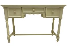 Cream finish side or dressing table