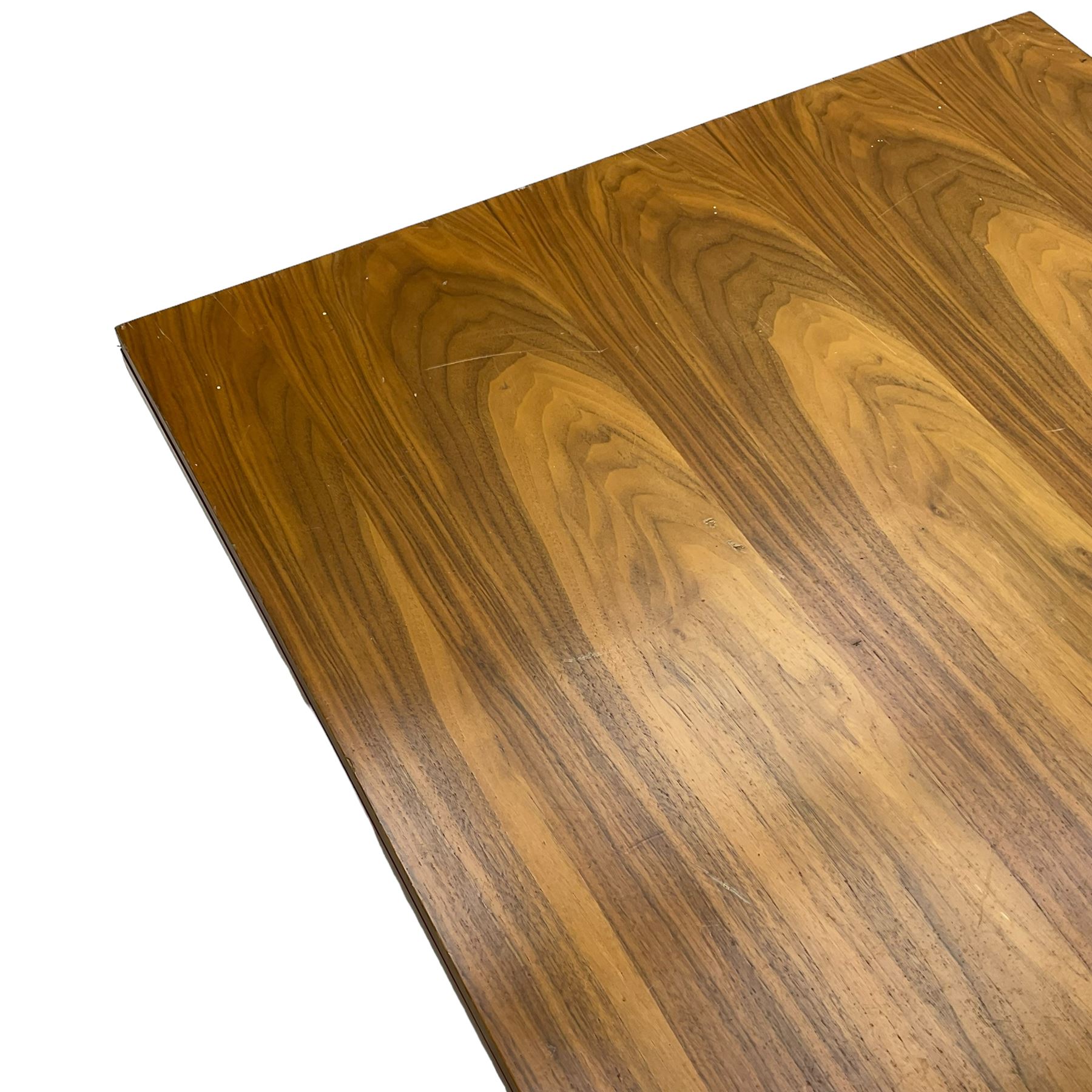 Contemporary walnut metamorphic coffee or dining table - Image 2 of 7