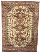 Persian design red ground rug