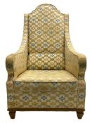 Spanish high back throne armchair