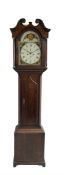 Stockell and Son of Newcastle - oak cased early 19th-century 8-day longcase clock