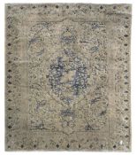 Persian grey and indigo ground carpet
