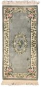 Circular Chinese washed woollen rug (D128cm); circular Chinese washed woollen rug (D100cm); rectangu