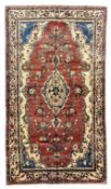 Persian Mahal red ground rug