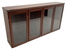 SKOVBY - hardwood veneered display wall unit or sideboard