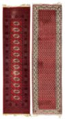 Persian design red ground runner