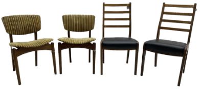 G-Plan - pair of mid-20th century teak dining chairs