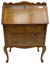 Inlaid hardwood bureau