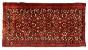 Persian red ground rug