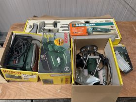 Electrical tools to include Bosch Lathe Kit S18