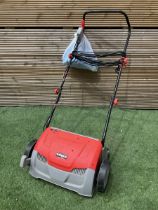 Ryno electric garden scarifier and raker