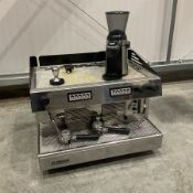 Adexa - commercial coffee machine with grinder and accessories