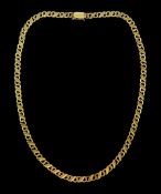 14ct gold fancy link chain necklace