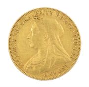 Queen Victoria 1901 gold full sovereign coin