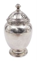 Early 20th century silver sugar caster