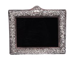 Modern silver mounted picture frame