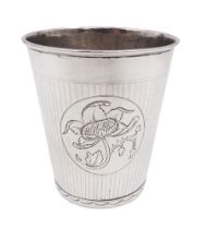 Late 18th century/early 19th century European silver beaker