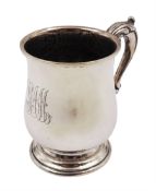1930s silver mug