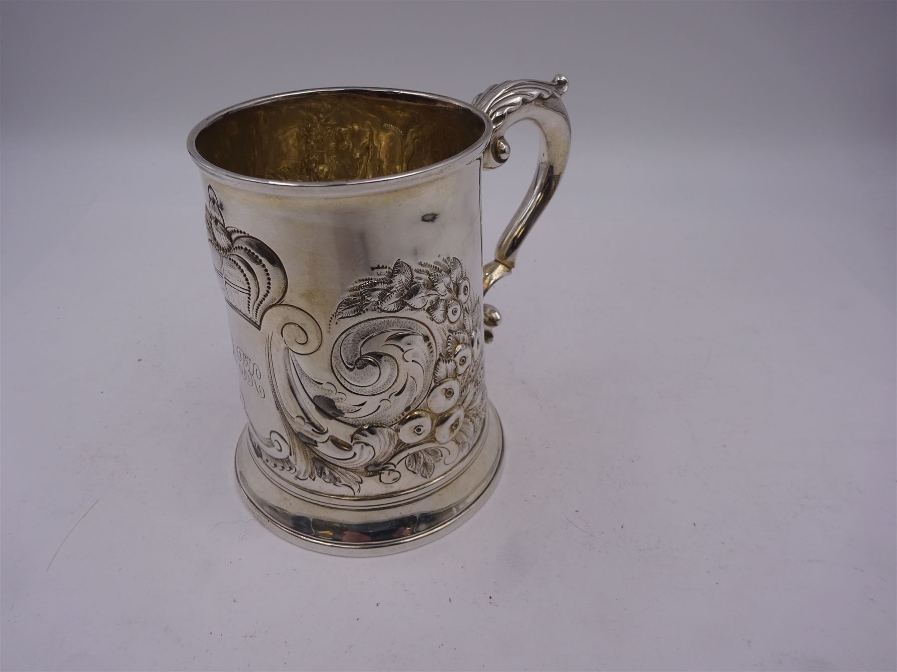 George III silver tankard - Image 5 of 8