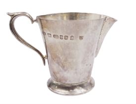 Modern Arts and Crafts style silver jug