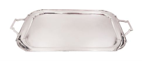 1930s silver tray