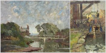 William Roger Benner (British 1884-1964): River Landscapes
