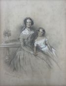 Georges Woodley (British 19th Century): Portrait of a Mother and Child