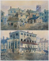 Arthur McArthur (British fl. 1880-1920): Bradford's Old Market House and Square