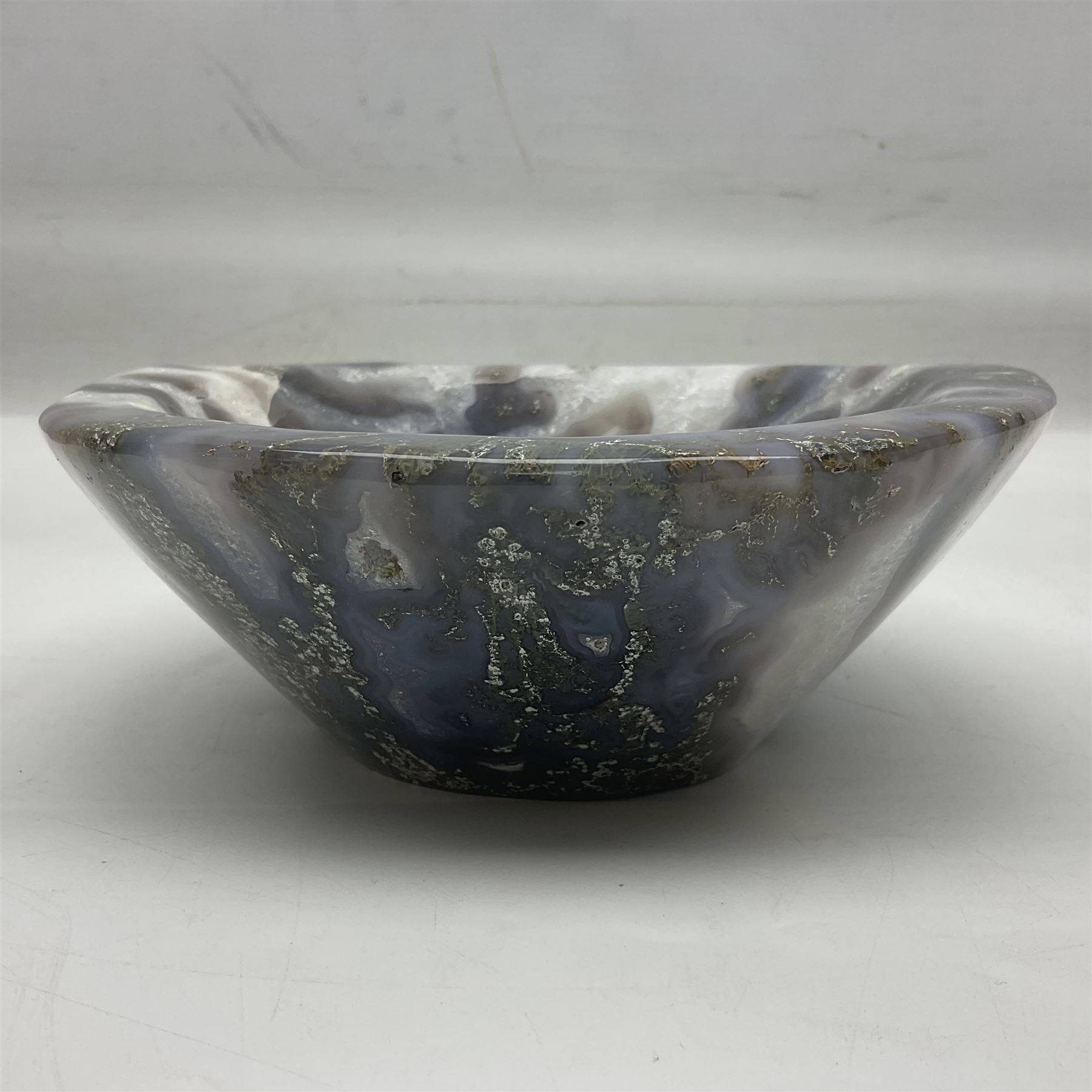 Polished agate bowl - Image 13 of 13