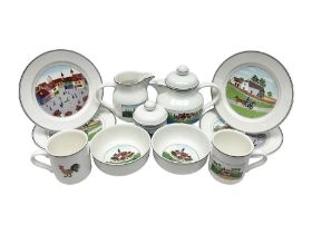 Villeroy and Boch Naif pattern tea service