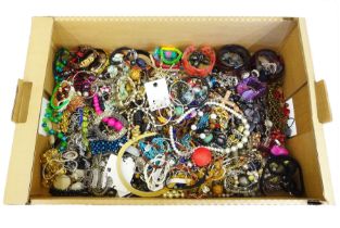 Large quantity of costume jewellery to include necklaces