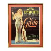 Columbia Films 'Gilda' film poster