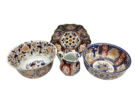 Two Japanese Imari bowls