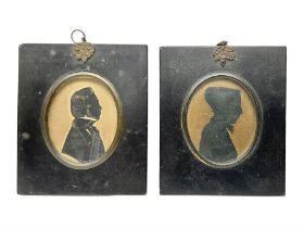 Two early 19th century silhouettes