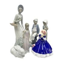 Three Lladro figures comprising Rabbit no 5904