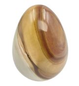 Polychrome jasper specimen egg