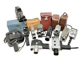 Collection of cine cameras and similar