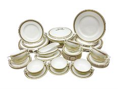 Royal Worcester Golden Anniversary pattern dinner wares