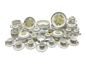 Denby Troubador pattern tea and dinner service