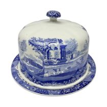 Spode Italian pattern circular cheese dome