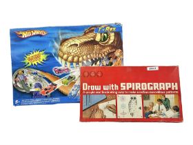 Hot Wheels ‘T-Rex’ 2005 no. 57439 set in original box and boxed Denys Fisher Spirograph