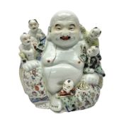 Chinese figure of a happy Buddha