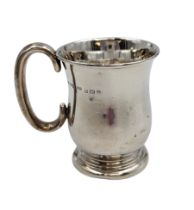 Silver Christening mug