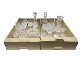Collection of Waterford and Tyrone crystal