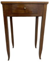 19th century Biedermeier design maple and beech side table