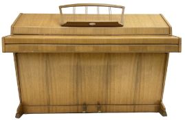 Evestaff - 'Minipiano' mid-20th century walnut cased piano