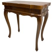 French design inlaid mahogany games table